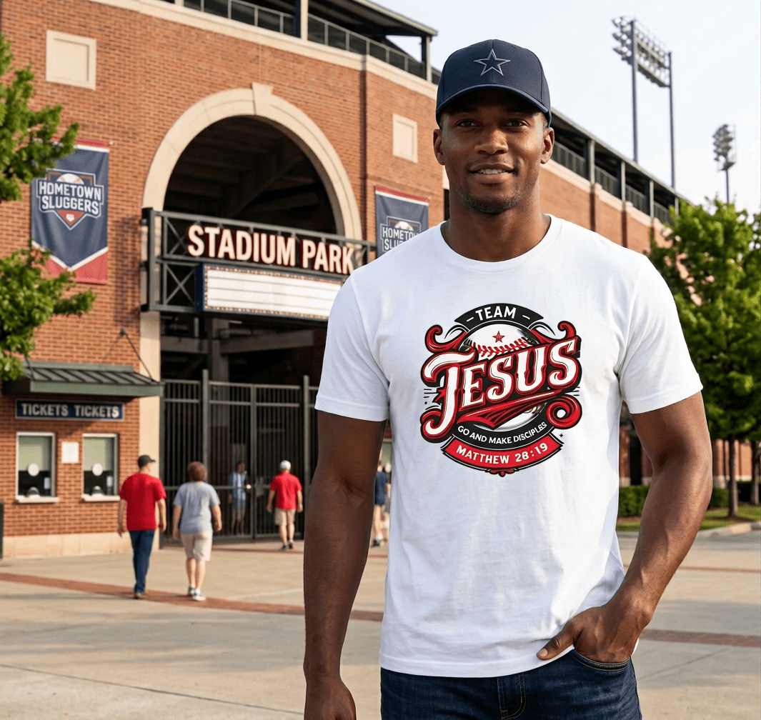 Team Jesus Unisex T-Shirt - Press N’ Pray Kingdom Wear