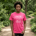 Faith Moves Mountains Unisex T-Shirt - Press N’ Pray Kingdom Wear