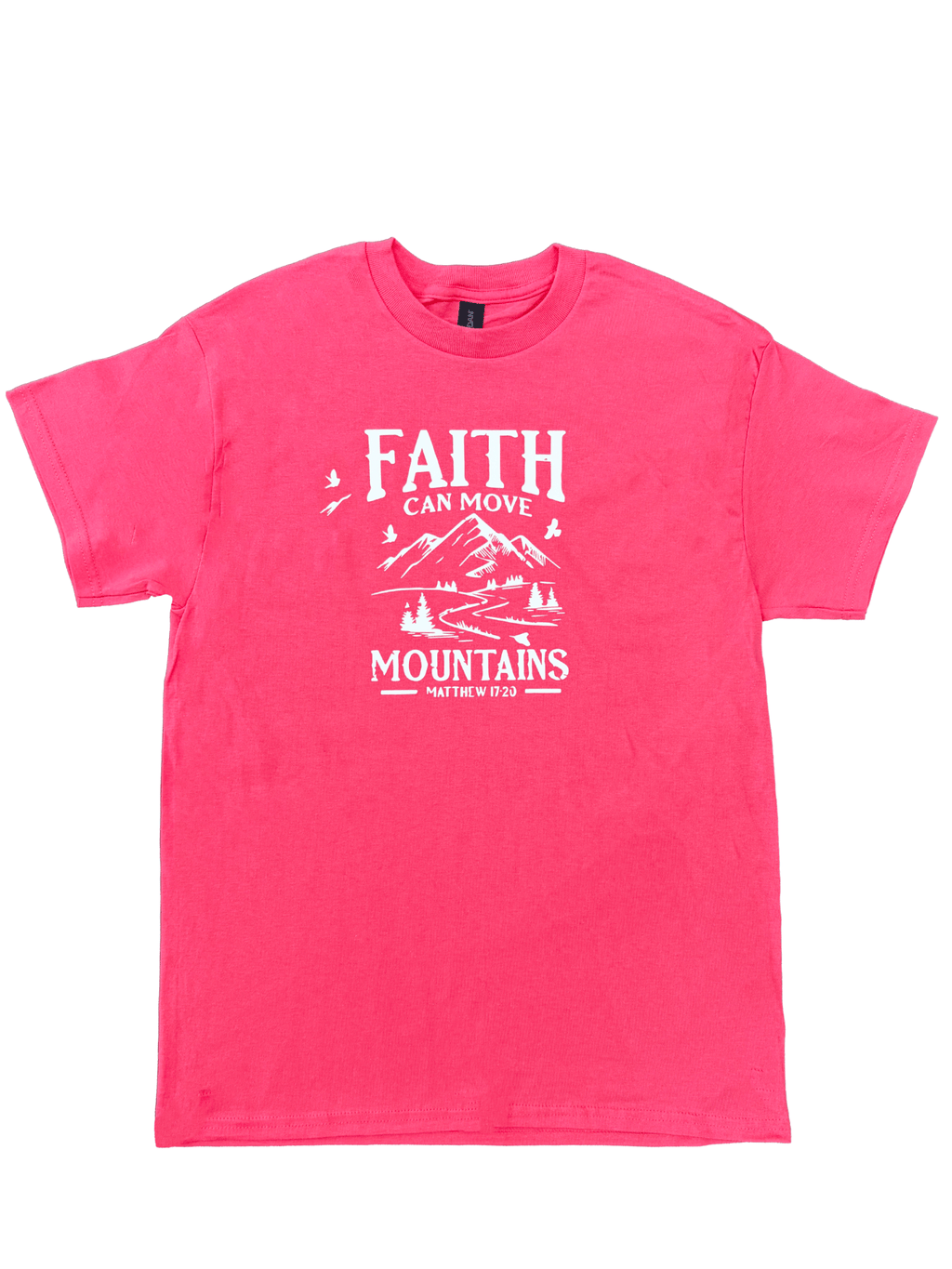 Faith Moves Mountains Unisex T-Shirt - Press N’ Pray Kingdom Wear
