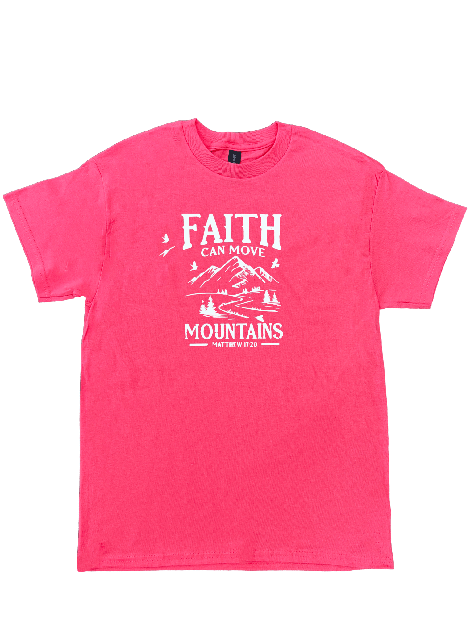Faith Moves Mountains Unisex T-Shirt - Press N’ Pray Kingdom Wear
