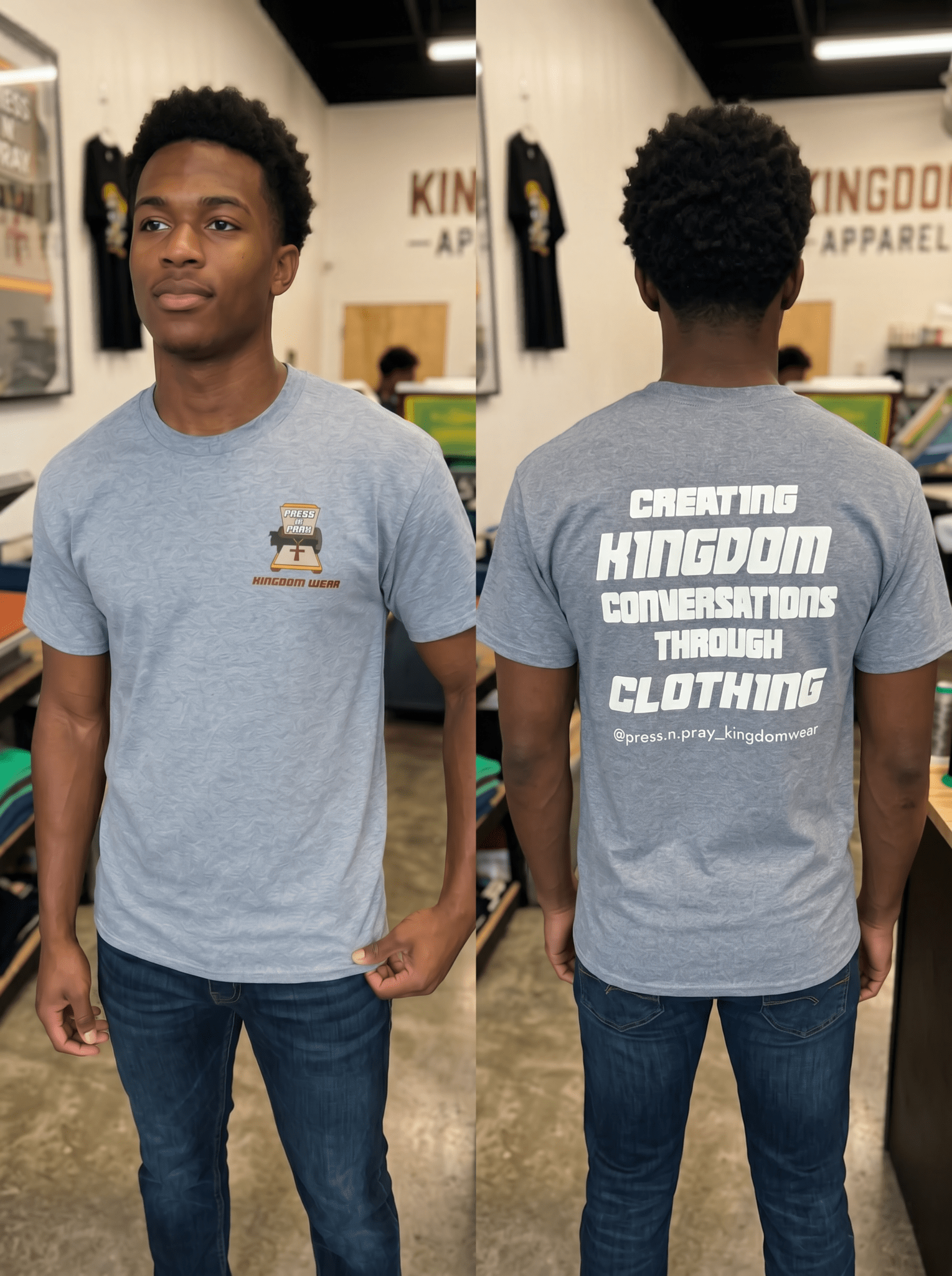 PNP Unisex T-Shirt - Press N’ Pray Kingdom Wear