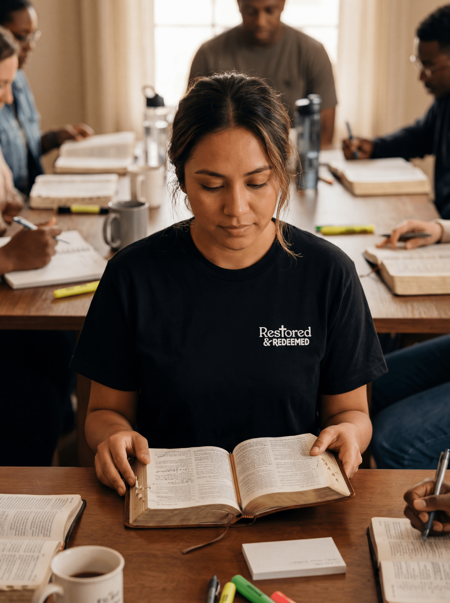 R&R Unisex T-Shirt: Led By The Spirit Of God - Press N’ Pray Kingdom Wear