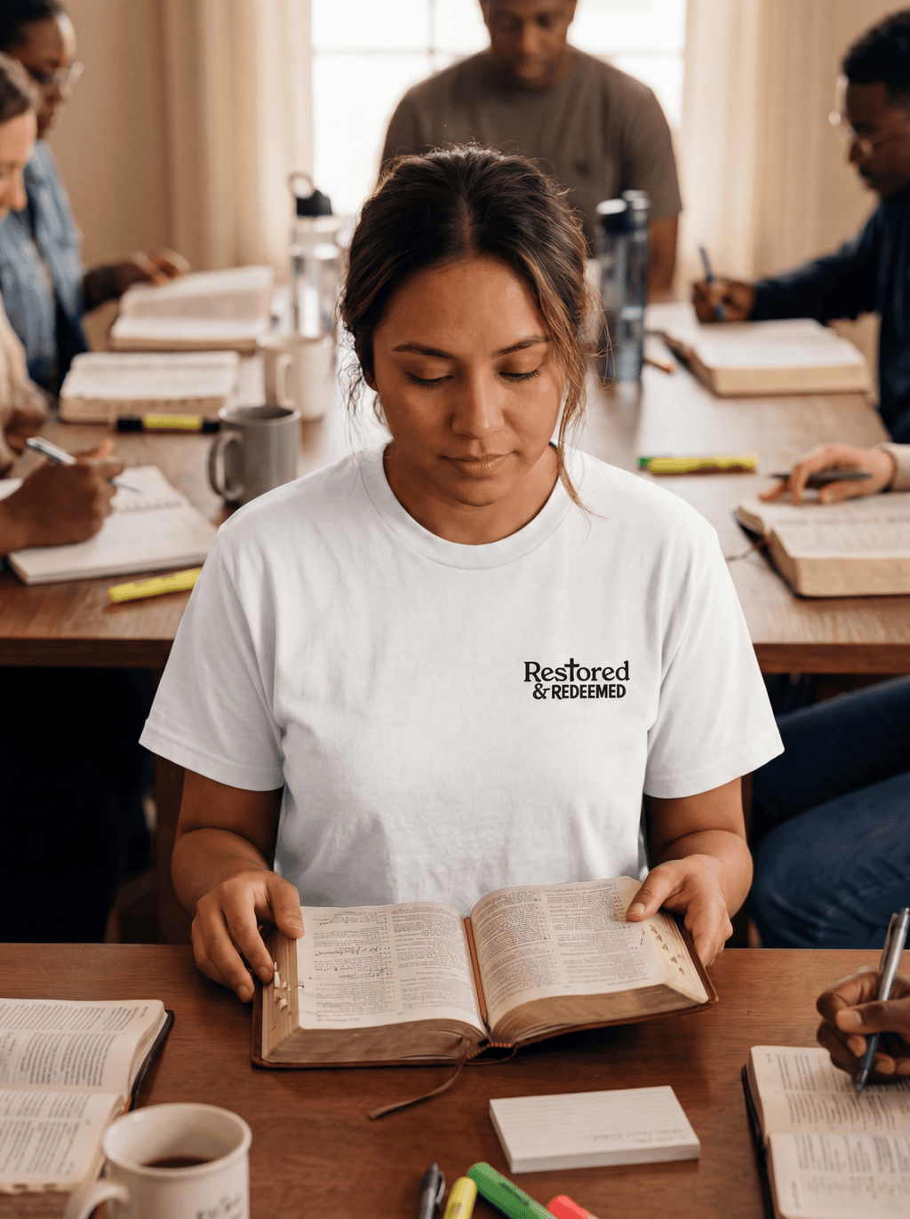R&R Unisex T-Shirt: Led By The Spirit Of God - Press N’ Pray Kingdom Wear