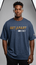 SET APART oversized unisex t-shirt - Press N’ Pray Kingdom Wear