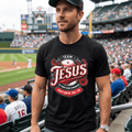 Team Jesus Baseball Unisex T-Shirt - Press N’ Pray Kingdom Wear